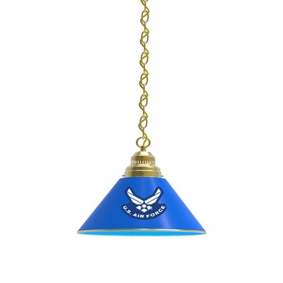 Holland Bar Stool Co. U.S. Air Force Pendant Light with Brass Fixture by The