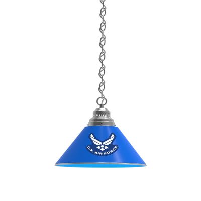 Holland Bar Stool Co. U.S. Air Force Pendant Light with Chrome Fixture by The