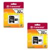 Samsung P600 Tablet Memory Card 2 x 32GB microSDHC Memory Card with SD Adapter (2 Pack) view 1