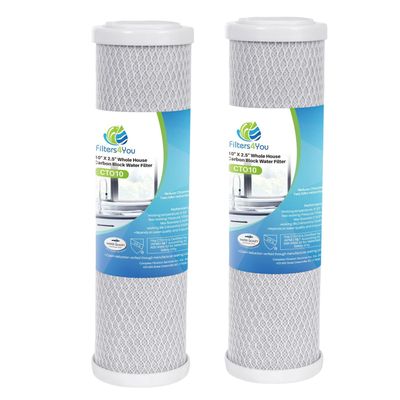 CFS Carbon Water Filters for HDG2VS4, HDG2BS4 Housings, 5 Micron, 2 Pack