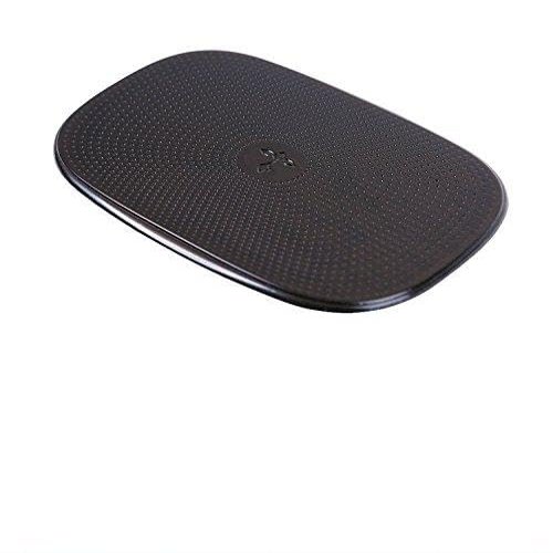 TONNER Non-Slip PU Pad- Black and Translucent - Holds Cell Phones, Sunglasses, Coins, Perfume Diffuser, Speakers
