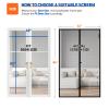 MAGZO Magnetic Screen Door Fits Door Size 42"x83", Hands-Free Mesh Gray view 2