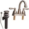 Moen WS84667SRN Caldwell Two-Handle Bathroom Faucet High Arc Lavatory Sink Centerset, Spot Resist Brushed Nickel view 1