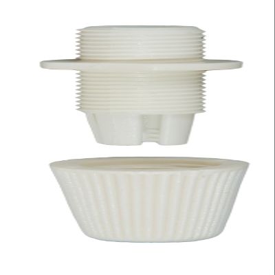 B&P Lamp Off-White Pulley Lamp Cord Grip Bushing