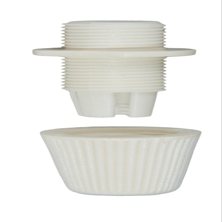 B&P Lamp Off-White Pulley Lamp Cord Grip Bushing