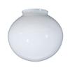 B&P Lamp 8" Oval Shaped Opal Glass Modern Shade view 3