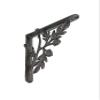 NACH Decorative Shelf Brackets, 4 Pack of 7 x 1.8 x 7 inch, Black Cast Iron Rustic Shelf Brackets - Metal Shelf Brackets for Wall - Rustic Tree Branch Shelf Bracket view 2