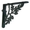 NACH Decorative Shelf Brackets, 4 Pack of 7 x 1.8 x 7 inch, Black Cast Iron Rustic Shelf Brackets - Metal Shelf Brackets for Wall - Rustic Tree Branch Shelf Bracket view 4
