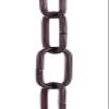 B&P Lamp Antique Bronze 8 Gauge Straight Sided Oval Chain view 1
