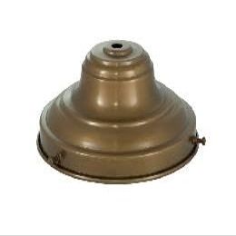B&P Lamp 6" Fitter, Antique Brass Shade Holder