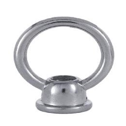 B&P Lamp 1-1/2 Inch Cast Loop with Satin Nickel Finish