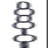B&P Lamp Satin Black 8 Gauge Oval Chain view 1