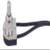 B&P Lamp On-Off Push Canopy Switch with Nickel Plated knob, 3/8" Shank view 1