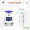 Aquaboon Pleated Sediment Filter 1 Micron 10 x 2.5 Water Filter 6-Pack view 2