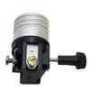 B&P Lamp Nickel Plated Finish Table Lamp Wiring Kit with a 10 Inch Harp and 3-Way Socket view 3