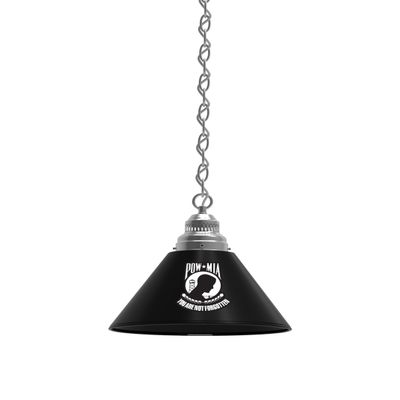 Holland Bar Stool POW/MIA Pendant Light with Chrome Fixture by the Co.