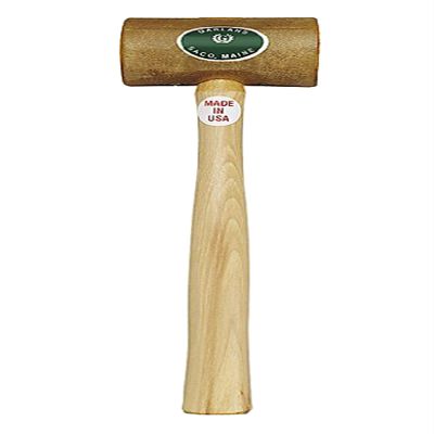 Garland Rawhide Mallet, 2 Face, 3.5 Head, 11oz, Size 4