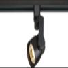 Nuvo TH422 12W Angle Arm Adjustable LED Track Head, 24-Degree Beam Spread, Black view 1