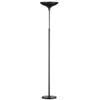 Globe Electric 12784 LED Floor Lamp Torchiere, Energy Star Certified, Dimmable, Super Bright, 43W, 3010 Lumens, Matte Black Finish, 70.9" view 1