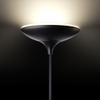 Globe Electric 12784 LED Floor Lamp Torchiere, Energy Star Certified, Dimmable, Super Bright, 43W, 3010 Lumens, Matte Black Finish, 70.9" view 4