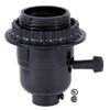 B&P Lamp Threaded Shell with Ring Phenolic Socket | Easy to Install Replacement Lamp Socket view 3