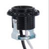 B&P Lamp E12 Candelabra Socket with External Threads, Ring, Hickey, and 12" Leads view 1