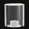 B&P Lamp Small Clear Acrylic Cylinder Finial,1-3/4 Inch Height, 1 Inch Diameter view 1