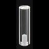 B&P Lamp Small Clear Acrylic Cylinder Finial,1-3/4 Inch Height, 1 Inch Diameter view 2