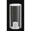 B&P Lamp Small Clear Acrylic Cylinder Finial,1-3/4 Inch Height, 1 Inch Diameter view 3
