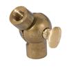 B&P Lamp Large Cast Brass Swivel with Butterfly Knob view 1