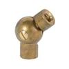 B&P Lamp Large Cast Brass Swivel with Butterfly Knob view 2