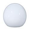 B&P Lamp American Made Opal Glass Neckless Ball Shade, 8 Inch Diameter, 4 Inch Top Opening, Hand-Blown Milk Glass Globe view 2