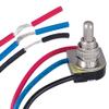 B&P Lamp 3-Way Nickel Push Canopy Switch view 3