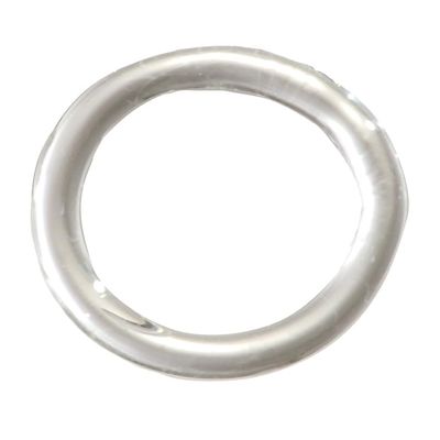 B&P Lamp 1 5/8 Inch Clear Crystal Ring - No Pin Hole