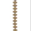 B&P Lamp Antique Brass Beaded Chain #6 Size view 4