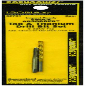 EAZY POWER 82731 6-32NC Tap & Titanium Drill Bit Set (2 Piece)