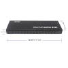 Optimal Shop 16 Port HDMI Splitter 1x16 Full HD 1080P HDMI 1.4 Splitter with Switcher Converter Support 4KX2K 3D Digital Audio Format-Black view 3
