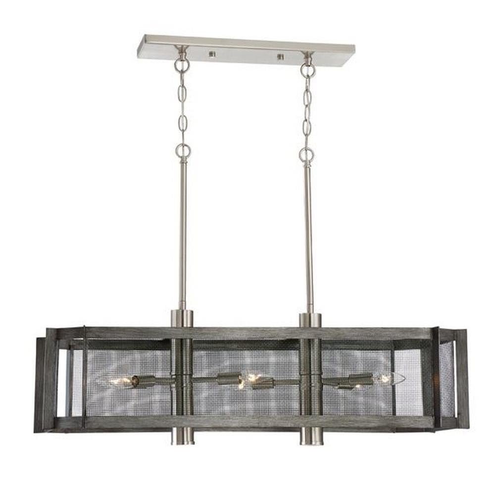 Designers Fountain 89338-WI Baxter 6 Light Island