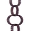 B&P Lamp Antique Bronze Finish Large Loop 8 Gauge Oval Chain view 1