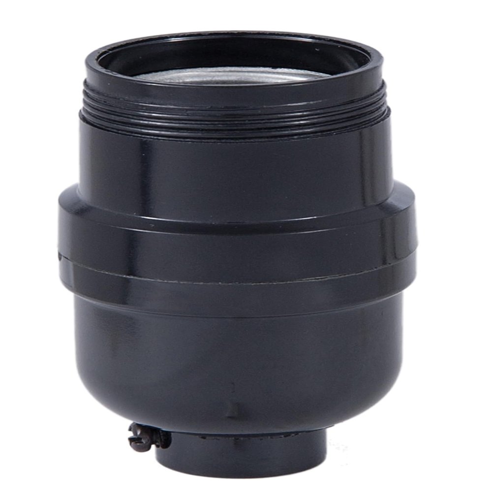 B&P Lamp E26 Medium Base Phenolic Long Keyless Socket with UNO Threads