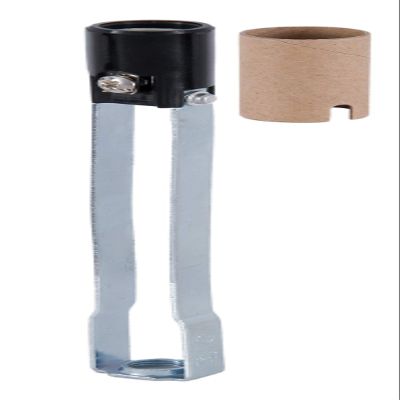 B&P Lamp 6 Inch Keyless Candelabra Socket with Insulator, Tapped 1/8 IP