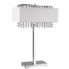 SH Lighting 27.5" 733WH+New Night Light Crystal Inspired Table Lamp/Floor Lamp Collection view 1