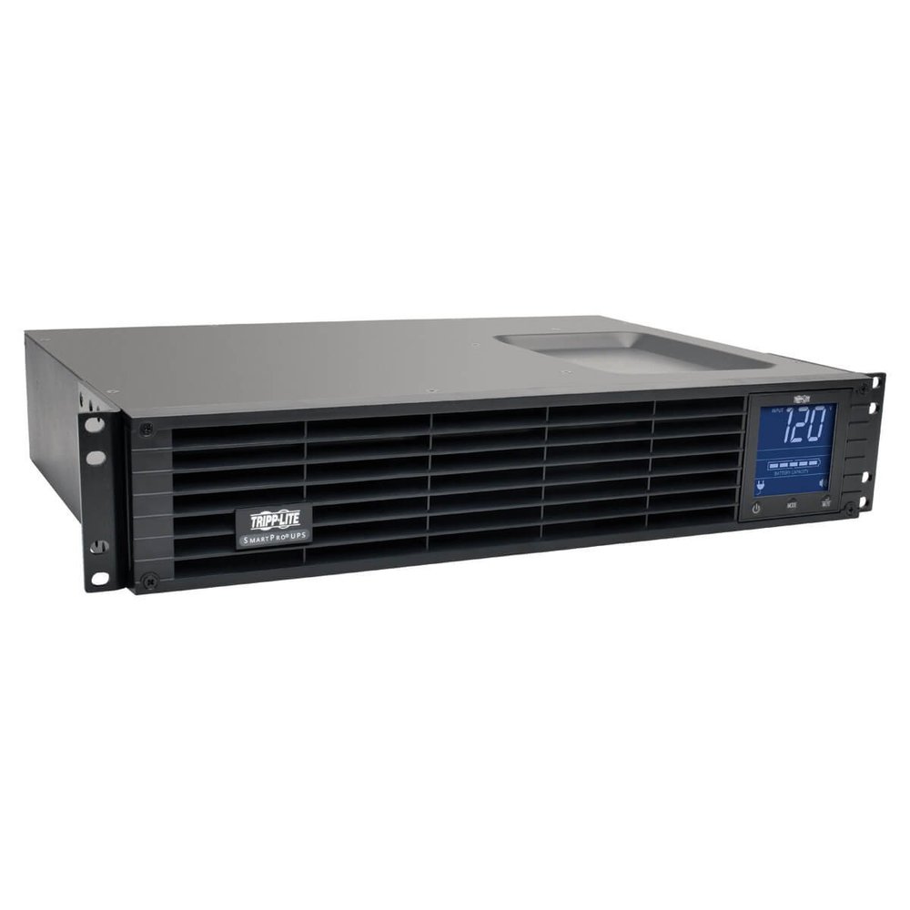 TRIPP-LITE, SMARTPRO 120V 1.5KVA 1KW LINE-INTERACTIVE SINE WAVE UPS, 2U RACK/TOWER, LCD, USB, DB9, 8 OUTLETS