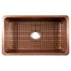 SinkSense Wren 27" x 15" Kitchen Sink Bottom Grid, Antique Brown view 4