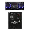 beFree Sound Double 10 Inch Subwoofer Bluetooth Portable Party Speaker with Reactive Lights, USB/SD Input, FM Radio, Remote Control and Microphone view 3
