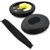 Geekria Replacement Earpad and Headband Cover Set Compatible with Bose QC3 ON-Ear Headphone, Repair Parts (Black) view 1