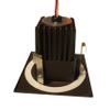 Nicor Lighting 2 inch Square LED Downlight in Oil-Rubbed Bronze, 3000K (DQR2-10-120-3K-OB) view 3