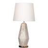 Urban Designs 7722706 Claudia Glazed Ceramic Diamond Shape Table Lamp Ivory view 1