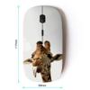 Graphic4You Giraffe Animal Design Ergonomic Wireless Mouse with Nano Receiver view 2