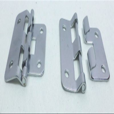 (2) Two Small Take Apart Hinges or Lift Off Hinges (Chromed)
